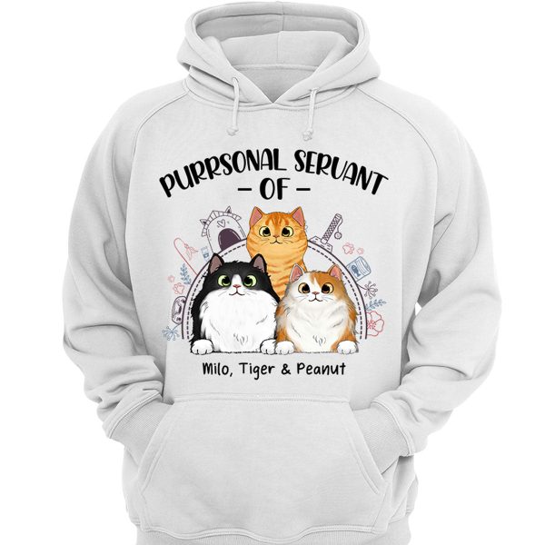 Purrsonal Servant Of Cats Sketch Things Personalized Shirt Online - Image 3