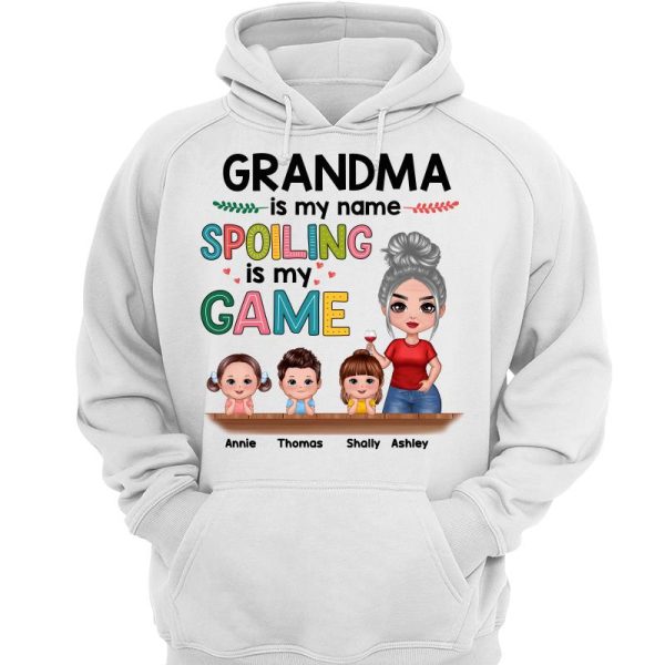 Grandma My Name Spoiling My Game Personalized Shirt Cheap - Image 3