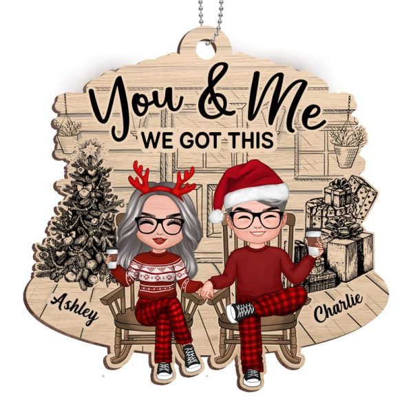 Old Couple We Got This Personalized Christmas Wooden Ornament For Sale
