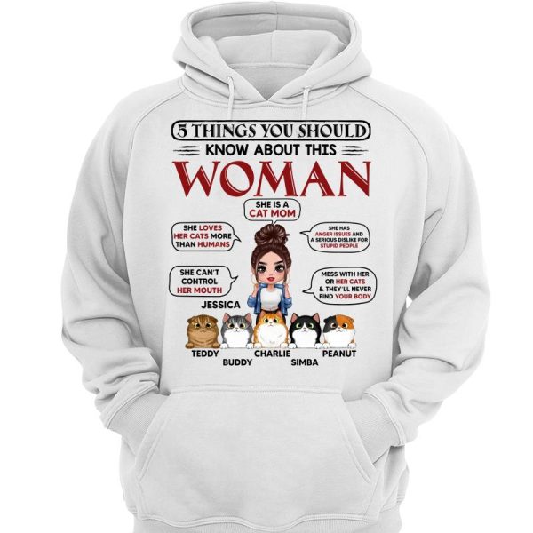 5 Things About This Cat Mom Personalized Shirt For Discount - Image 3