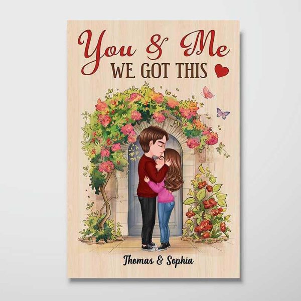 Couple We Got This Flower Door Personalized Poster Fashion - Image 2