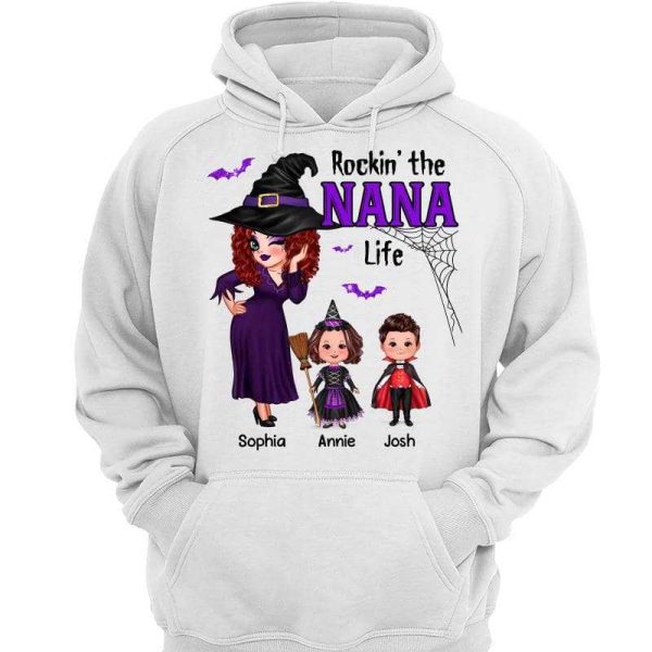 Pretty Woman Rockin‘ The Grandma Mom Life Halloween Personalized Shirt Online now - Image 3