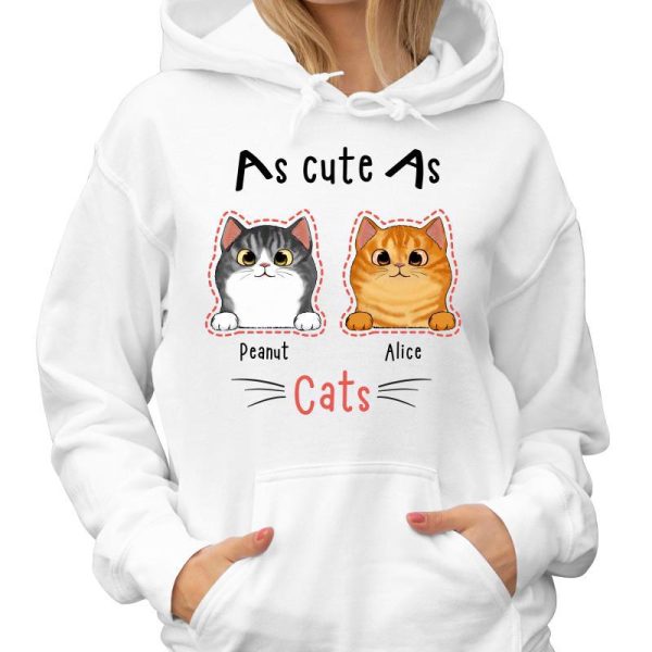 As Cute As A Cat Personalized Shirt Discount - Image 4