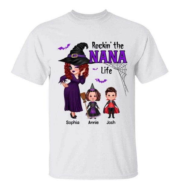 Pretty Woman Rockin‘ The Grandma Mom Life Halloween Personalized Shirt Online now