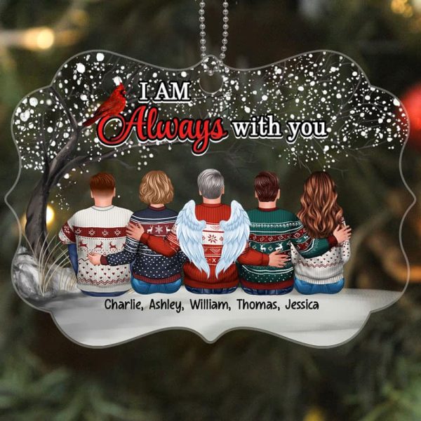 Always With You Memorial Blossom Tree In Snow Personalized Acrylic Ornament Sale - Image 2