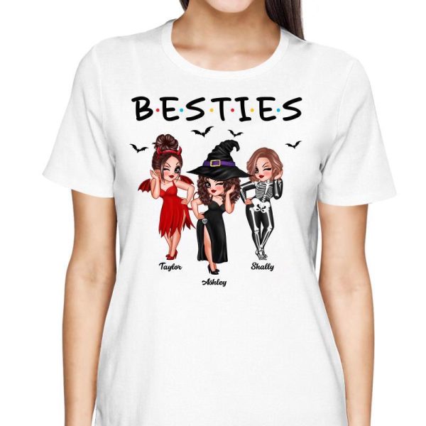 Pretty Women Best Friends Sisters Halloween Personalized Shirt Cheap - Image 2