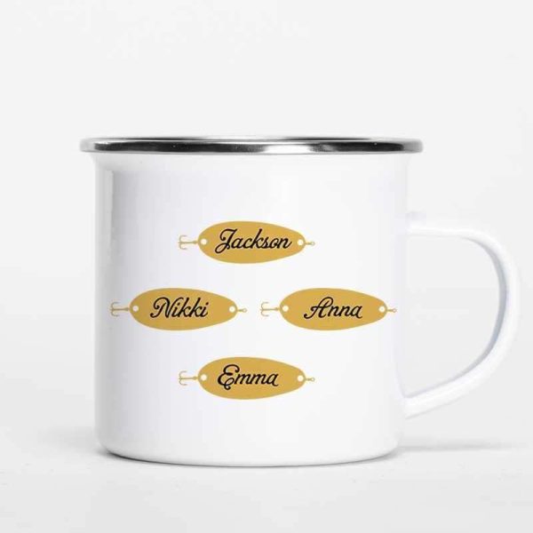 Hooked On Being Fishing Personalized Campfire Mug Online Hot Sale - Image 3