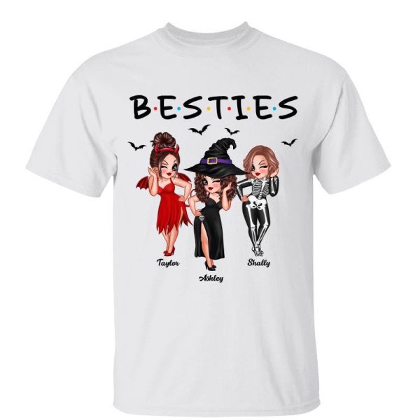 Pretty Women Best Friends Sisters Halloween Personalized Shirt Cheap