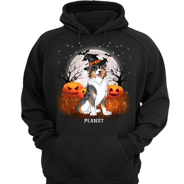 Halloween Night Cute Sitting Dogs Personalized Shirt Supply - Image 3