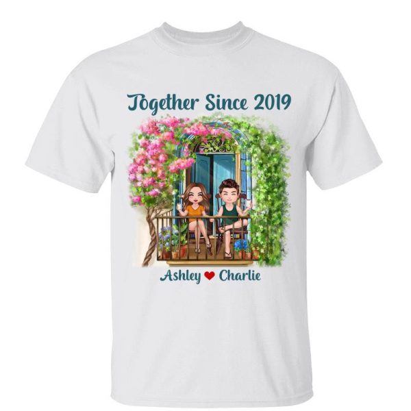 Doll Couple At Balcony Personalized Shirt Online now