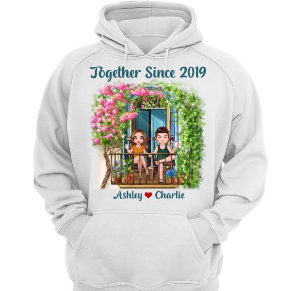 Doll Couple At Balcony Personalized Shirt Online now - Image 3