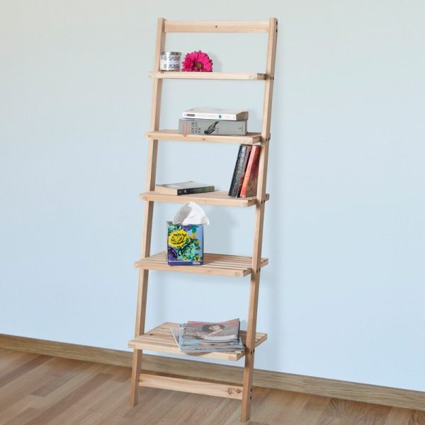 50   H x 16.25   W Ladder Bookcase 7644RR Online Sale