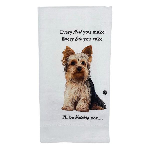 E & S Pets :   Every meal you make  Kitchen Towel - Yorkie Online