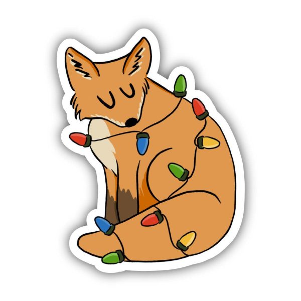 Fox & Lights Winter Sticker Supply