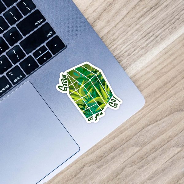 Grow As You Go Greenhouse Sticker For Discount - Image 5