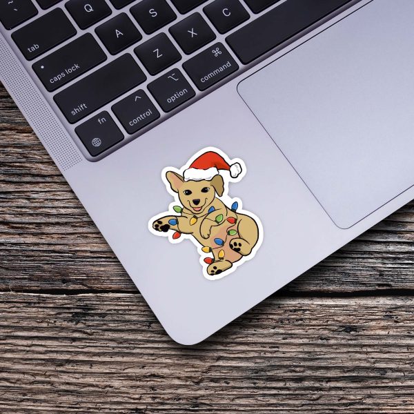 Dog & Lights Winter Sticker Supply - Image 4
