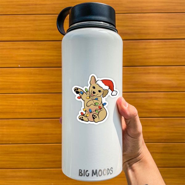 Dog & Lights Winter Sticker Supply - Image 3